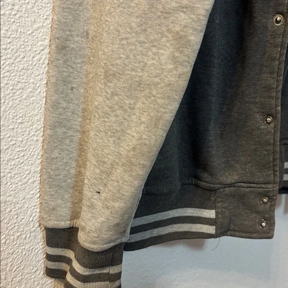 Original Deluxe Gray Hooded Sweatshirt with Black Label - Picture 2 of 7